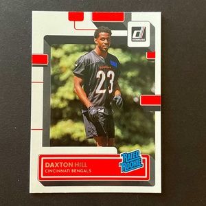 Daxton Hill: Cincinnati Bengals, Safety 2022 Donruss Rated Rookie #362